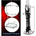 Bemonew Lightsaber Stand, Clear Acrylic Lightsaber Wall Mount, Vertical Sword Display Rack, Suitable for Swords, Light Saber