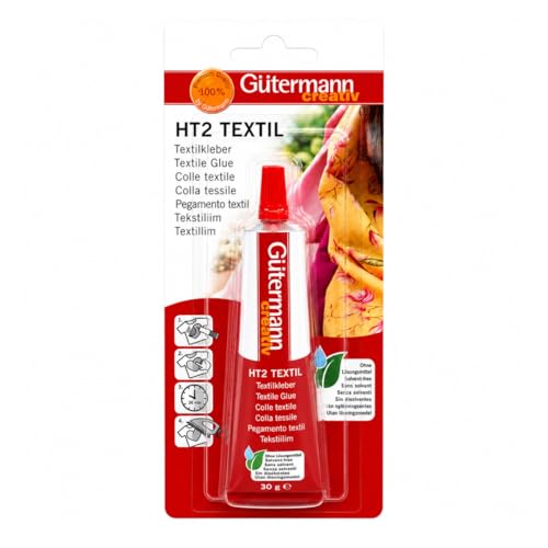 Gütermann HT2 TEXTIL - Adhesivo textil (30 g, sin disolventes)