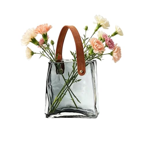 Vase pochette haut de gamme en céramique blanche pour intérieur esthétique - 8