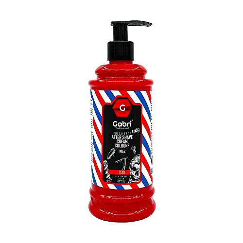 Gabri After Shave Cream & Cologne 2in1 400ml | Lotion for Men | Moisturising Face Fresh | Relaxing Refreshing (Cool) - Image 3