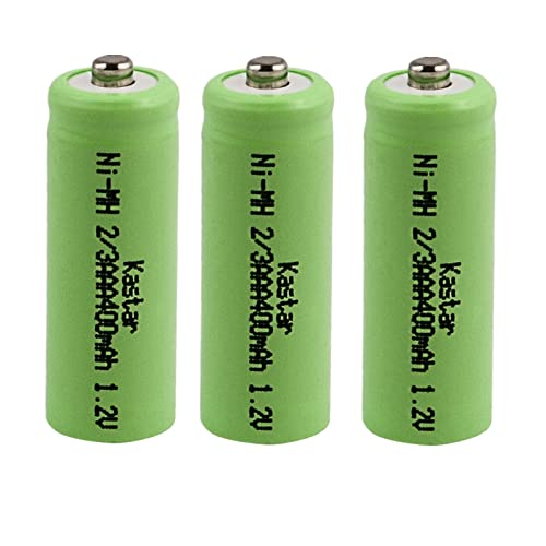 Kastar 3-Pack 2/3AAA 1.2V Ni-MH Baterías Recargables