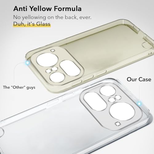 Image of Jkobi Lifetime Anti-Yellow Clear Back Cover Case for Nothing Phone 4A Pro 5G (Sleek Hard Crystal | Shockproof and Camera Protection)