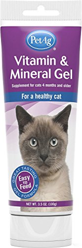 PetAg Vitamin Mineral Gel for Cats, 3.5 oz