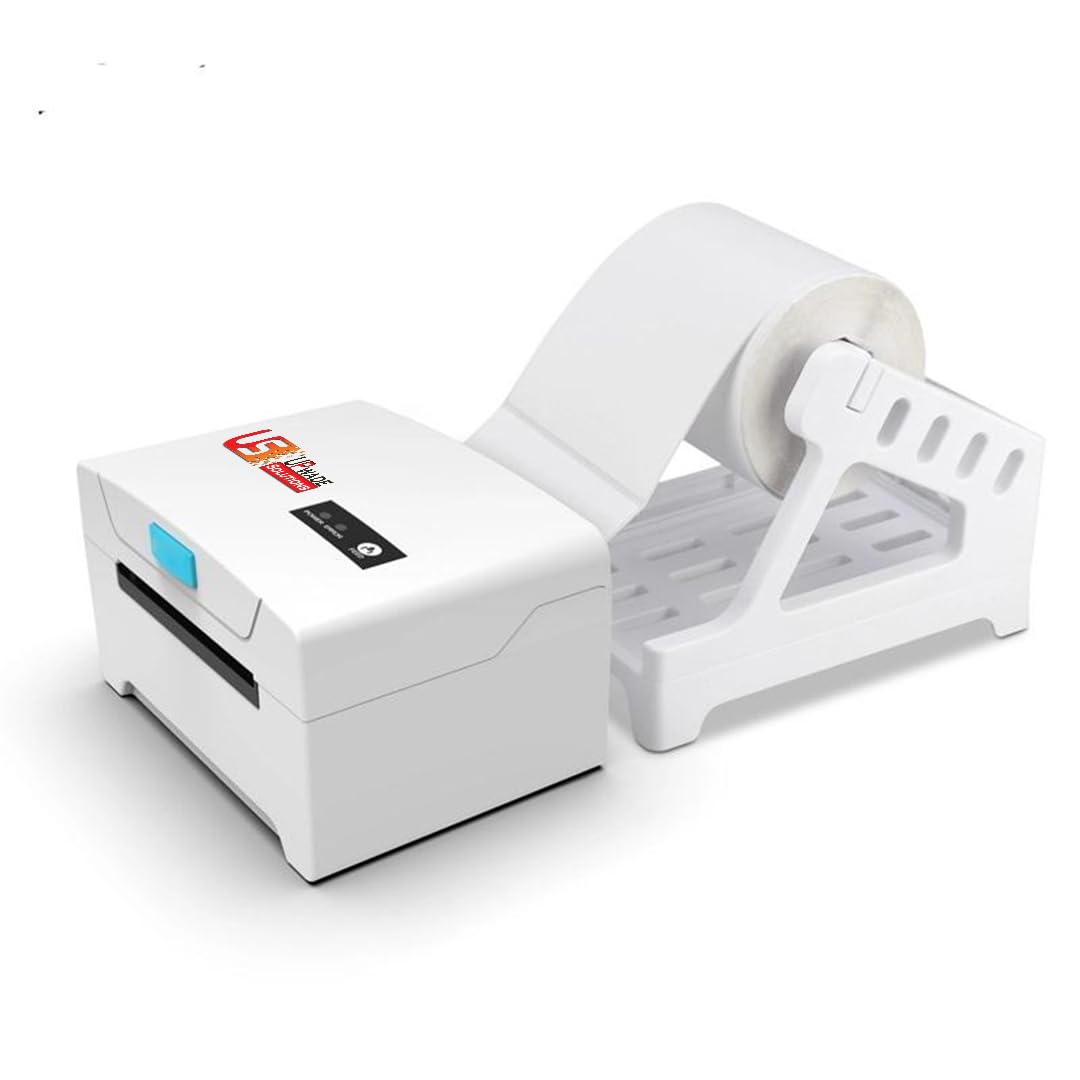 Upwade Bluetooth Direct 4×6" Shipping Label Printer |Adjustable Label Size| 203DPI Resolution 150Mm/S Monochrome Printing Speed Compatible With Mobile And PC (1 Year Warranty) (Printer With Holder)-image-15