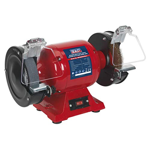 Sealey Bg150Xw/99 Bench Grinder 150Mm with Wire Wheel 450W/230V Heavy-Duty