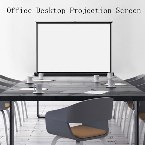 Pantalla Manual Portátil para Proyector 50in 4:3 miniatura 3