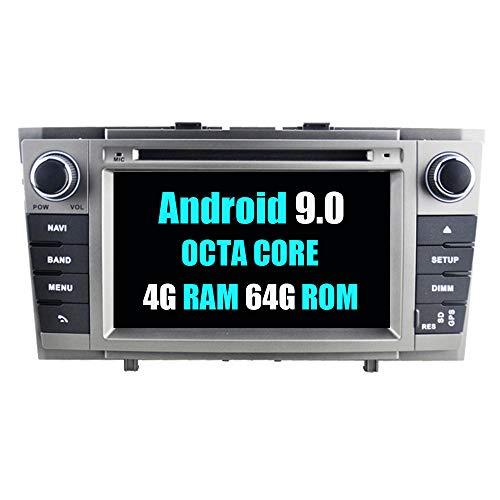 RoverOne Sistema Android Autoradio para Toyota Avensis T27 2009-2013 con Multimedia DVD Estéreo GPS Navegación Radio Bluetooth USB Mirror Link