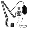 Neewer USB-microfoon voor Windows en Mac met ophangschaararm, shock mount, popfilter, USB-kabel en…
