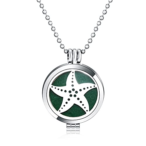 Parfüm-Anhänger Aroma Diffusor Halskette Ätherisches Öl Parfüm Box Edelstahl Mode Unisex Anhänger,16 Cover