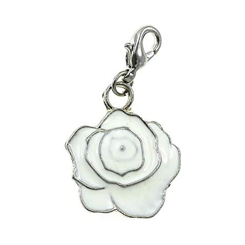 SC Crystal Women's Silver Tone Charm Cover