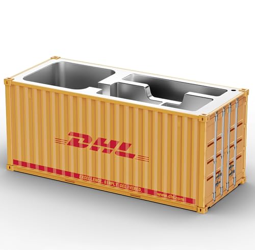 Consejos para Comprar Contenedores de oficina - solo los mejores. 49 Organizador de computadora, caja de almacenamiento secreta con múltiples compartimentos, suministros de oficina, contenedor de envío multifunción, soporte para lápices, soporte...