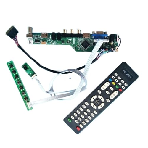 CLAA101NB01 HT101WSB-101 40s LVDS m[gp\R AiOTV 1024x600 10.1C` HDMI+VGA+AV+USB hCo[Rg[[{[hLbg DIY(For CLAA101NB01A)