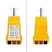 Outlet Tester with Electrical Receptacle Test,Socket Tester for North American Outlets (Yellow)