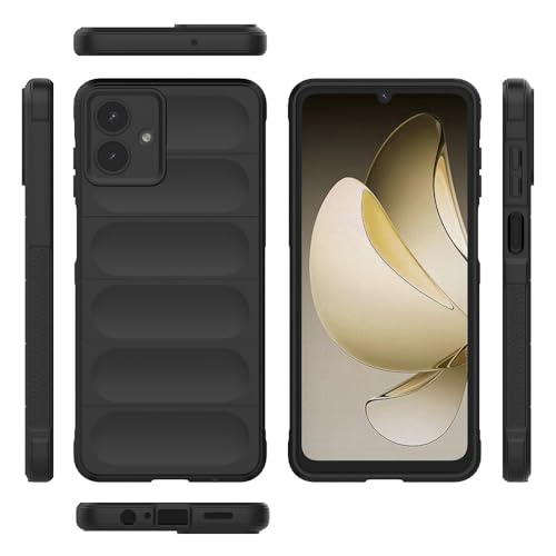 Image of Amazon Basics Mobile Cover for Samsung Galaxy A07 | Full Camera Protection | Liquid Silicon Case | Flexible Bumper Case for Samsung Galaxy A07 4G /5G /F07 4G /M07 4G /M17e 5G /F70e 5G (Black)