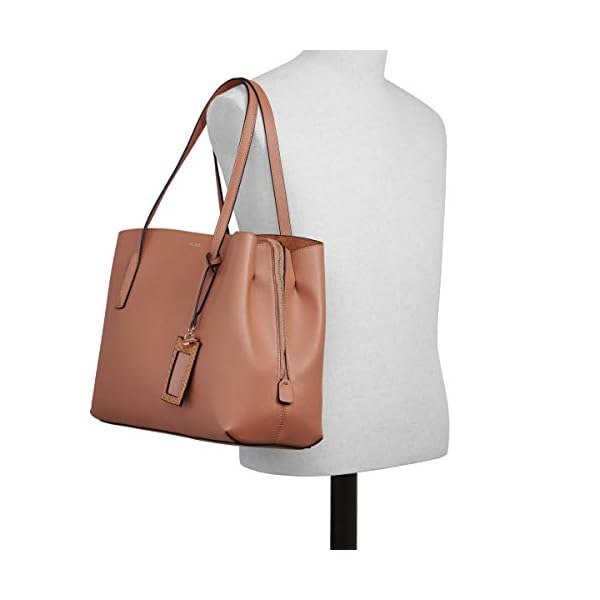 ALDO womens Ramadaa Tote Handbag, Light Brown, One Size US