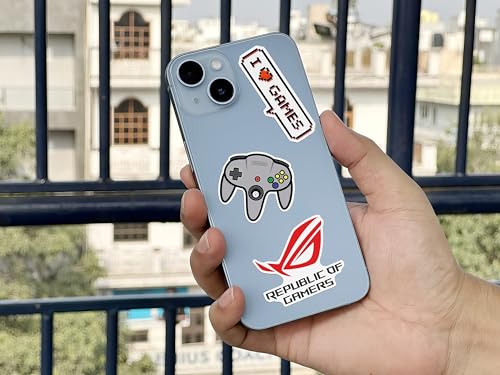 Image of WallDesign 47 Vibrant Gaming Sticker Set for Console & PC Gamers - Mobile, Laptop, PC, Accessories, Gifting - Durable, Laminated, Quality Printed Vinyl for True Hardcore Gamers /Gaming Culture