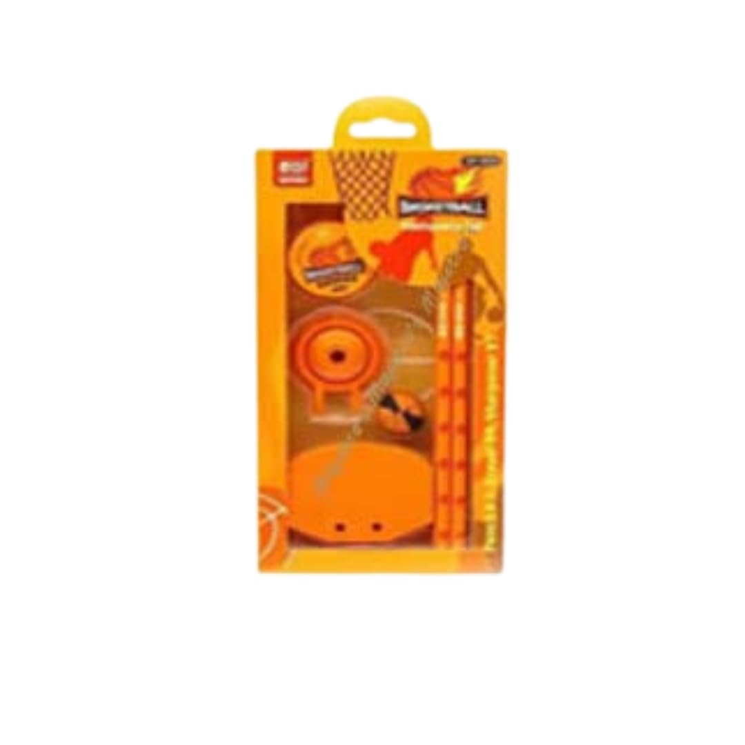 Mayatra's Basket Ball Theme Stationary Set for Kids, Pencil, Sharpener, Eraser Set for Kids, Boys and Girls, Birthday Return Gift Stationary Set (Multicolor) (1)