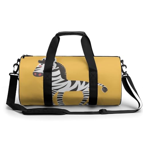 Duffel bag cartoon horse pour camping randonnée et sac de voyage grand format