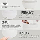 SALKING Dyfuzor zapachowy z efektem płomienia, 150 ml, aromaterapia