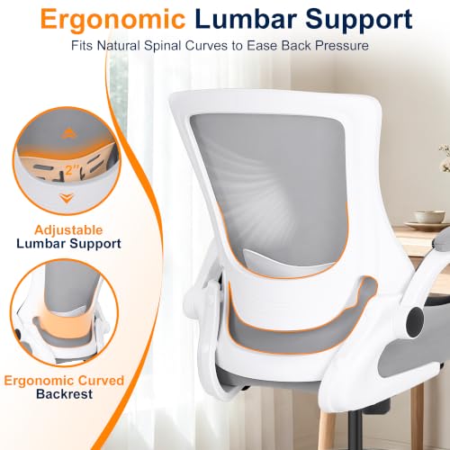 Image of Misolant Drafting Chair for Standing Desk, Tall Office Chair with Adjustable Height, 120Recline,Footrest Ring,Lumbar Support,High Office Chair for Home