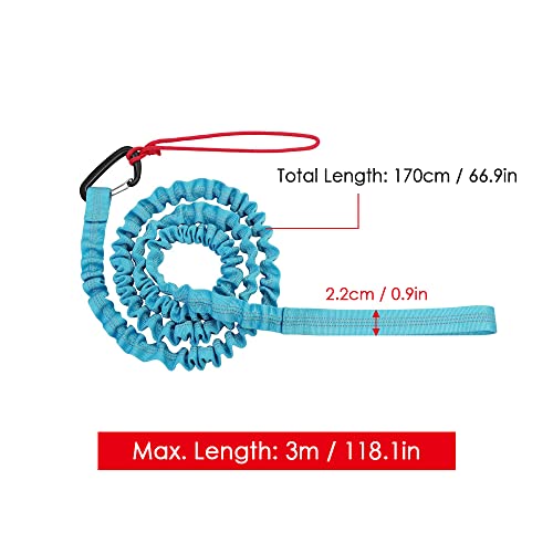 Corda de reboque extra forte para bicicleta elástica para serviços pesados Cabo de tração com mosque