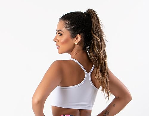 kit 5 Top Fitness Feminino Nadador Alça Fina sem bojo Academia (sortidas, P)