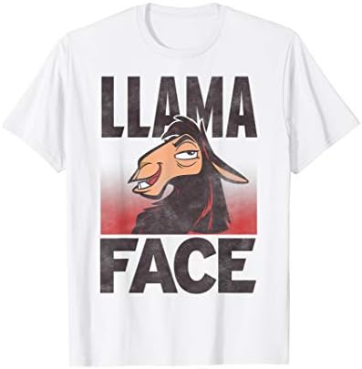 DisneyEmperor's New Groove Kuzco Llama Face T-Shirt T-ShirtOEKO-TEX STANDARD 100