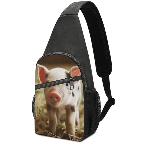 Smiling Sling Bag Casual Mochila Cruzada Unisex