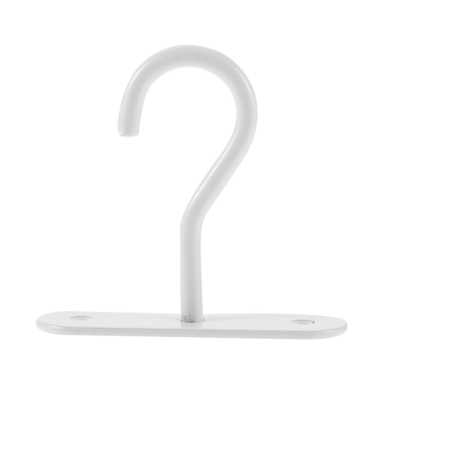 Mdsiokhj White Hanging Basket Bracket 2Sets Hanging Plant Hooks Ceiling Strong Load-Bearing Hangers For Porch Garden Hook For Plants