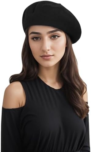 Women's Beret Hats โ Chic French Berets for Women, Premium Wool Beret โ A Classic Wardrobe Addition for Stylish Women