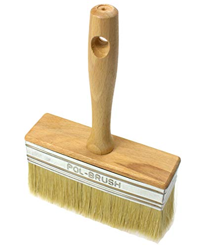 Tapezierbürste, natürlicher Malerpinsel, Malerbürste, Zaunpinsel, Natural Bristle Hair, 30x130