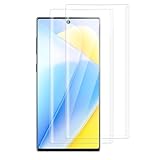 VideoSecu 2 Pièces Verre Trempé pour Samsung Galaxy Note 10 Plus Protection écran   9H Ultra Résistant, Anti Rayures, Protection Écran 3D, Toucher Sensible, Sans Bulles pour Note 10+ Vitre Protection