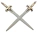 TukTek Kids First Set of 2 Pretend Toy Knight Swords for Boys & Girls Multi