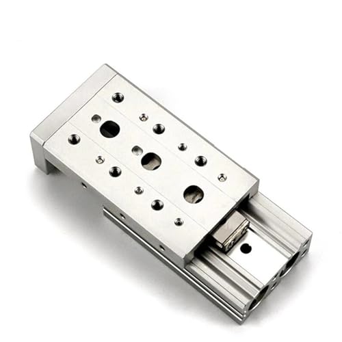 Cilindro neumático MXS16 carrera 30 para mesa deslizante con guía integrada 4
