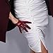 DooWay Fashion Short Leather Gloves for Women Costume Wet Look Faux Patent PU Driving Dress Gloves (Burgundy)