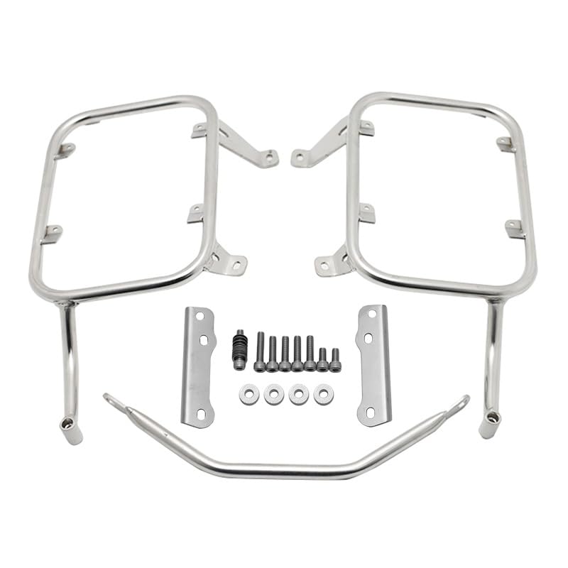 Porte-bagages XL750 Transalp 2023-2024 en acier inoxydable support latéral