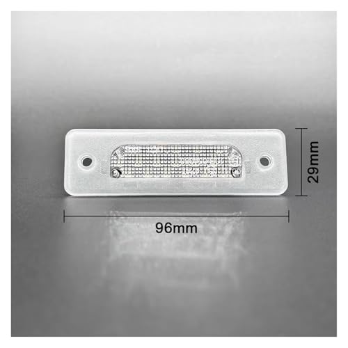 Luces LED para placa matrícula coche que solucionan la falta de luz trasera 2