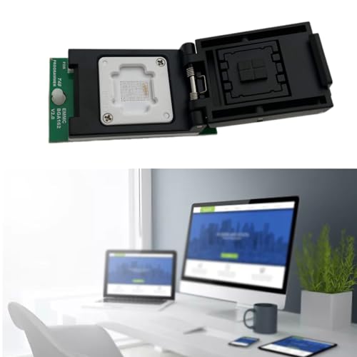 Adaptador de programación BGA162 EMMC zócalo IC para programador T48 4