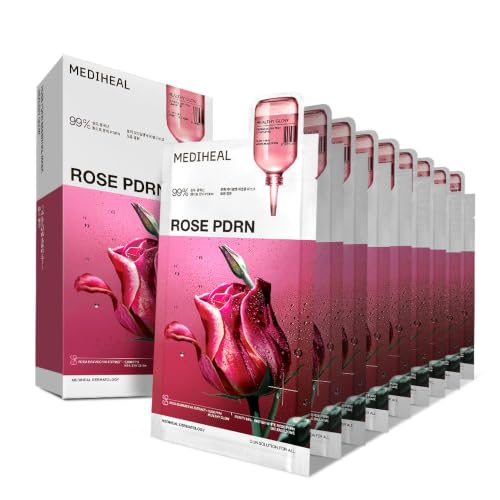 MEDIHEAL Rose PDRN Sheet Mask 10-Pack