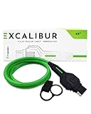 TREGEN 48102 4-Pin Flat Vehicle-Side Trailer Connector, 4-Way Wiring Harness with LED Tester, Secure Grip, 48 in Female End for Tow Hitch, Utility Truck, RV, Durable and Water-Resistant