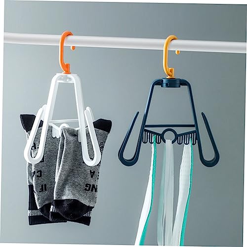 Rack Secador de Zapatos Plegable de Plástico Azul 3 Piezas miniatura 2