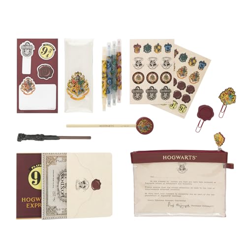 Set de Papeleria Harry Potter : Estuche con Material Escolar -