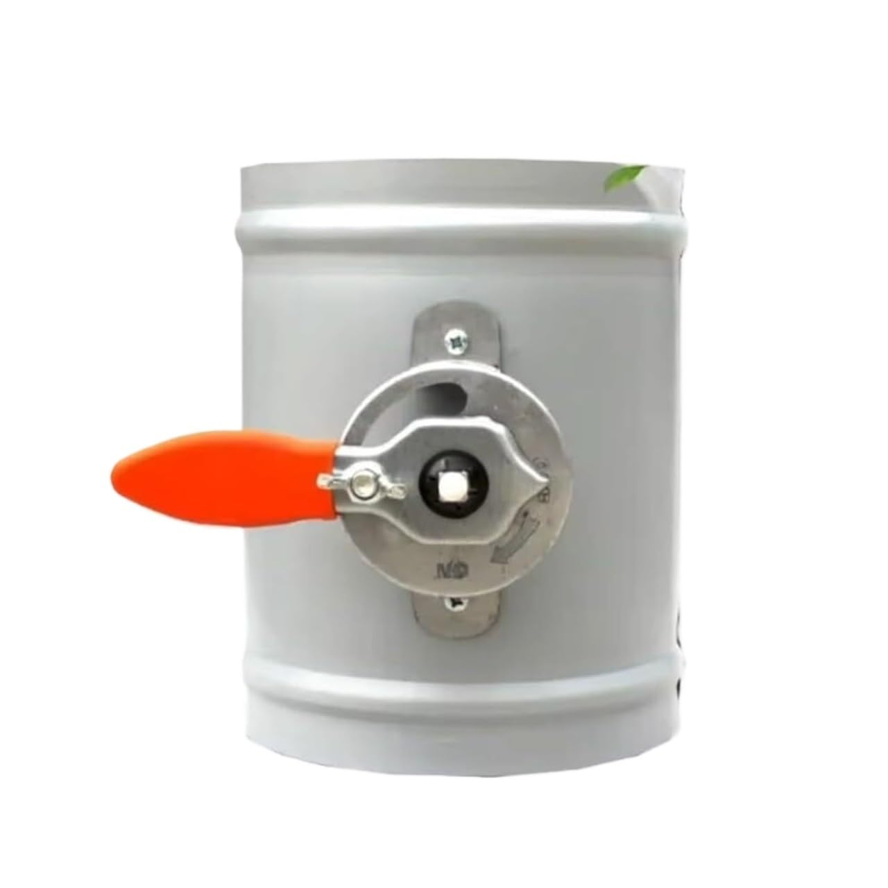 KanDuo Compuerta, Manual, for conducto de Aire HVAC, compuerta de Zona Redonda, actuador, compuerta de Volumen, 76, 80, 100, 125, 150 y 200 mm, 1 Unidad(Diameter 100mm)