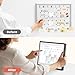 Digital Calendar Touch Screen 10 Inch, Electronic Calendar Chore Chart with 1080P Interactive Touchscreen for Family Monthly/Weekly/Daily Planner, Smart Calendar with Desk Mount - Black