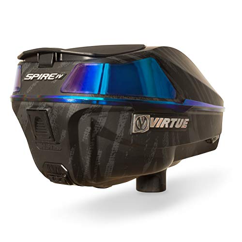 Virtue Spire IV Electronic Paintball Loaders/Hoppers - Graphic Ice