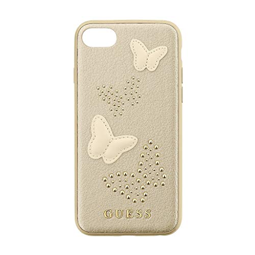 Guess - Funda Protectora Original Guess - Butterfly Series - iPhone SE (2020) - 8 - iPhone 7 - Dorado