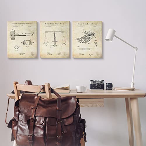Cuadro Vintage con Patente, Lienzo 16x20 Pulgadas Set miniatura 2