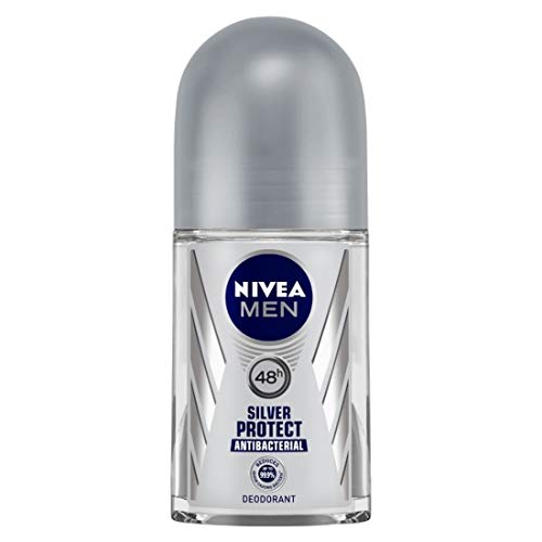 Image of Nivea Deodorant Roll On for Men, Deep Impact Freshness, 50ml and Deodorant Roll On for Men, Silver Protect, 50ml