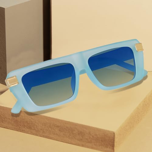 Image of Dervin UV Protection Rectangular Sunglasses for Men and Women