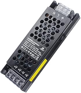 DUSKTEC LED Driver 12V 100W LED Transformer, Slim LED Power Supply 8.33A, AC 240V to 12V DC Constant Voltage Adapter, for LED Strip Light Cabinet Lights G4 MR11 MR16 LED Bulbs